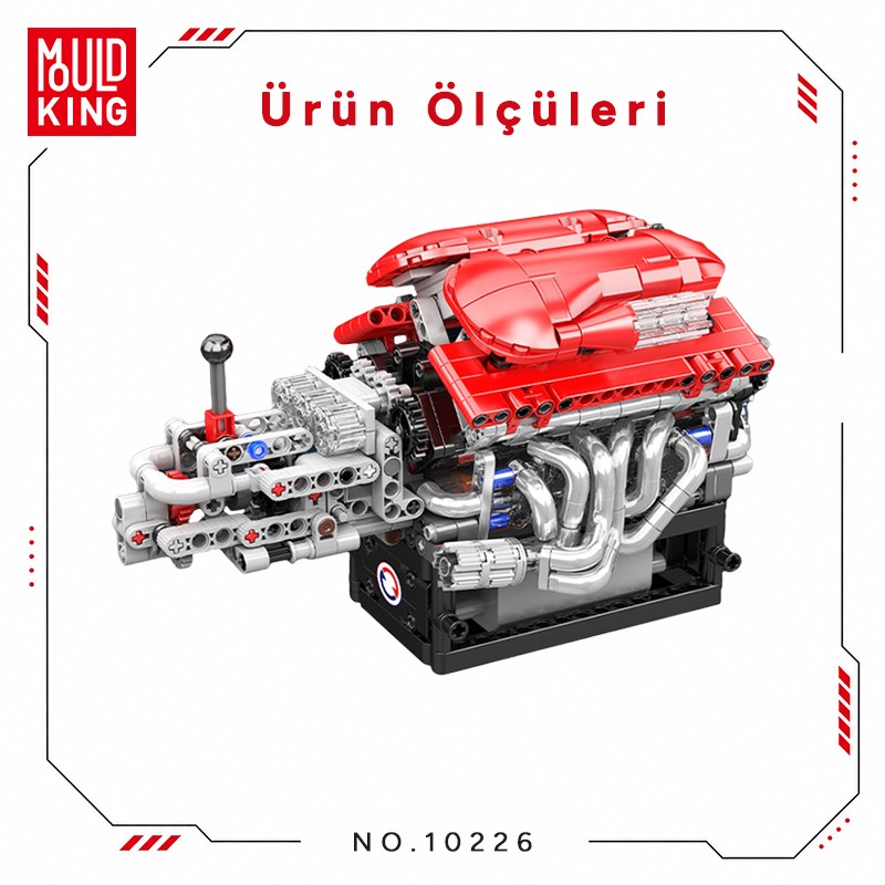 Mould King 10226 Yaratıcı Yapı Blok Seti Building Blocks