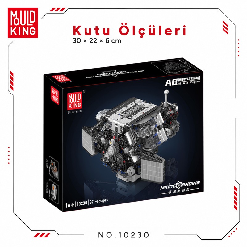 Mould King 10230 Yaratıcı Yapı Blok Seti Building Blocks