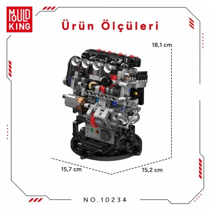 Mould King 10234 Yaratıcı Yapı Blok Seti Building Blocks - Thumbnail