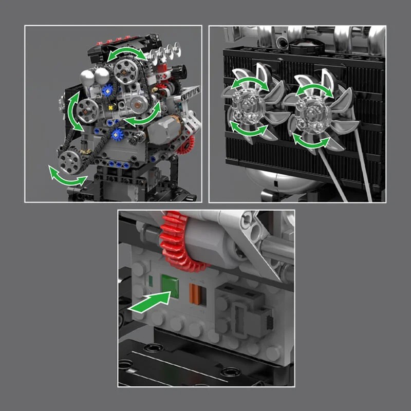 Mould King 10234 Yaratıcı Yapı Blok Seti Building Blocks