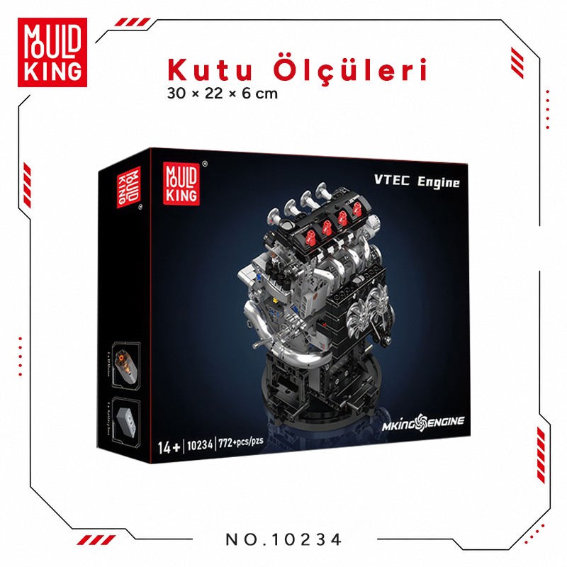 Mould King 10234 Yaratıcı Yapı Blok Seti Building Blocks