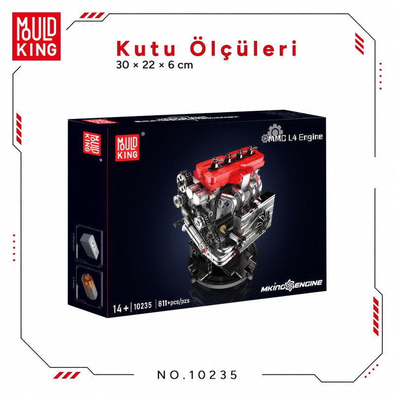 Mould King 10235 Yaratıcı Yapı Blok Seti Building Blocks