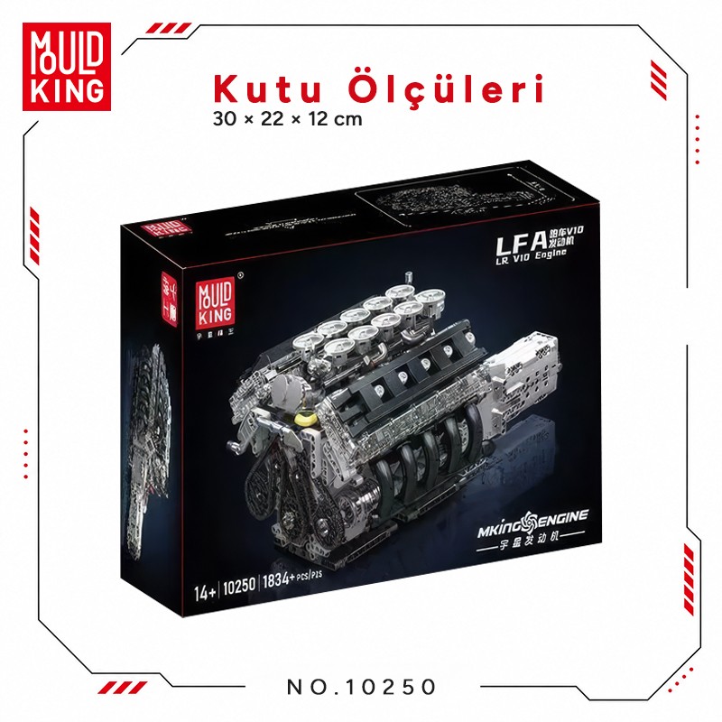 Mould King 10250 Yaratıcı Yapı Blok Seti Building Blocks