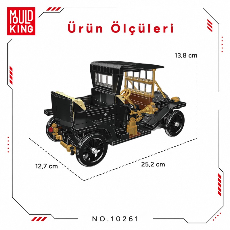 Mould King 10261 Yaratıcı Yapı Blok Seti Building Blocks