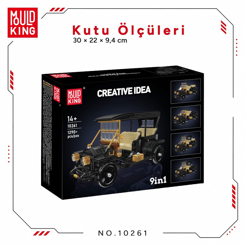 Mould King 10261 Yaratıcı Yapı Blok Seti Building Blocks
