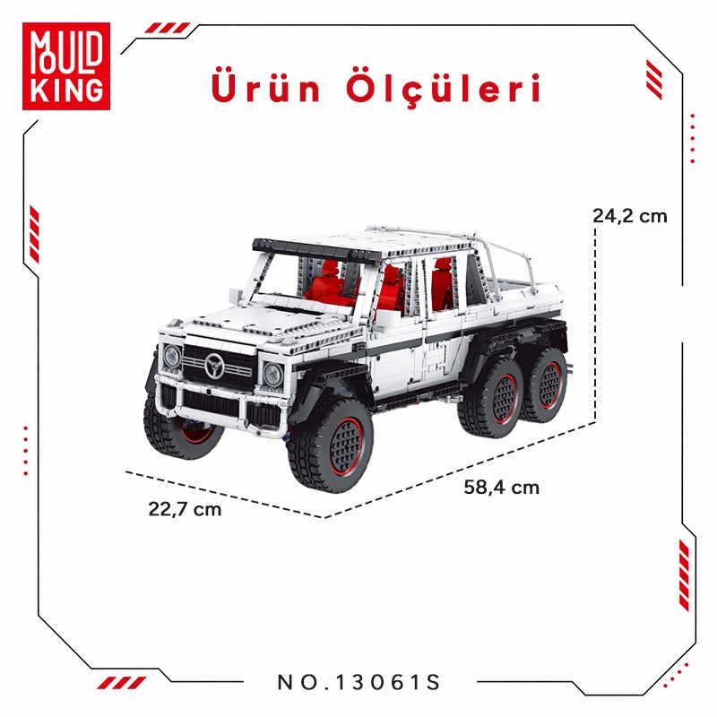Mould King 13061S Yaratıcı Yapı Blok Seti Building Blocks