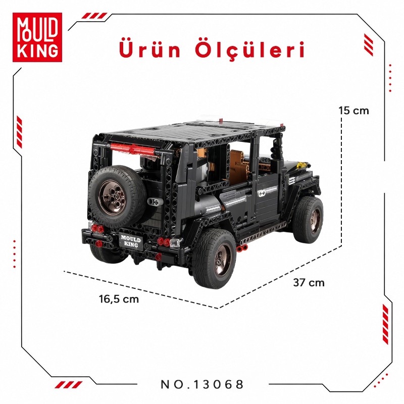 Mould King 13068 Yaratıcı Yapı Blok Seti Building Blocks