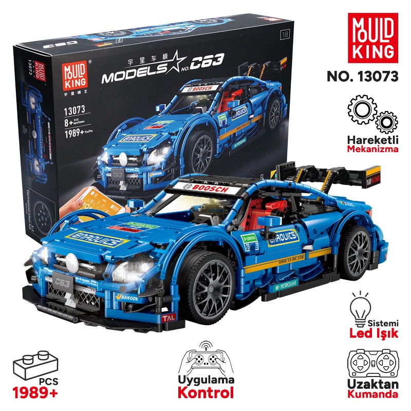 Mould King 13073 Yaratıcı Yapı Blok Seti Building Blocks