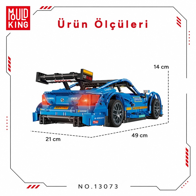 Mould King 13073 Yaratıcı Yapı Blok Seti Building Blocks