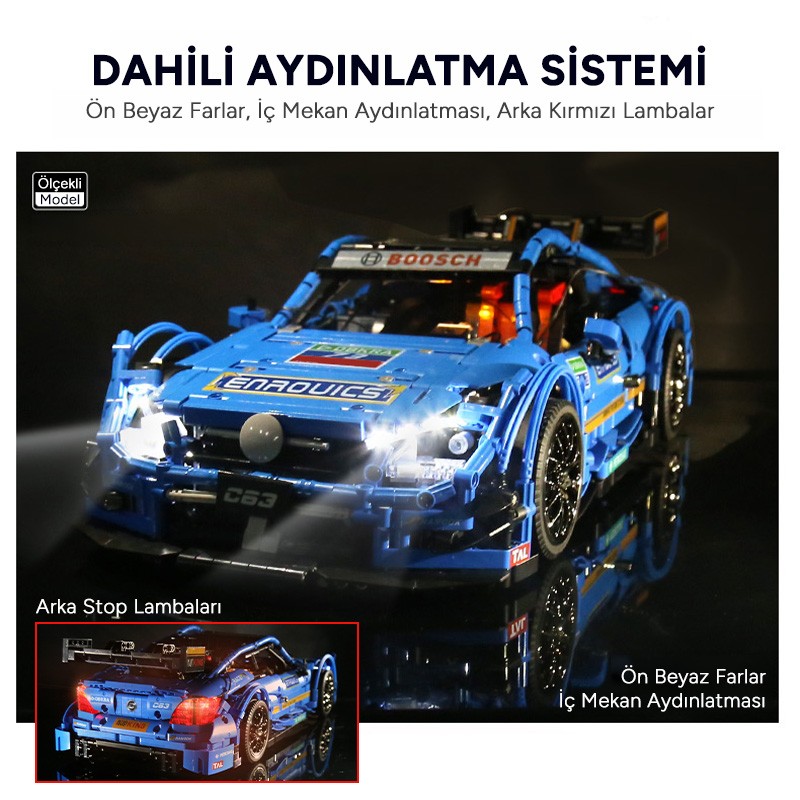 Mould King 13073 Yaratıcı Yapı Blok Seti Building Blocks