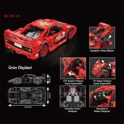 Mould King 13095 Yaratıcı Yapı Blok Seti Building Blocks - Thumbnail