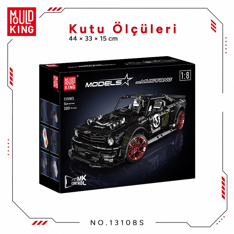 Mould King 13108S Yaratıcı Yapı Blok Seti Building Blocks