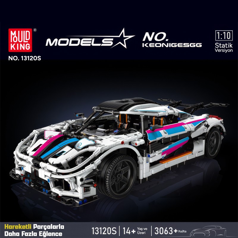 Mould King 13120S Yaratıcı Yapı Blok Seti Building Blocks