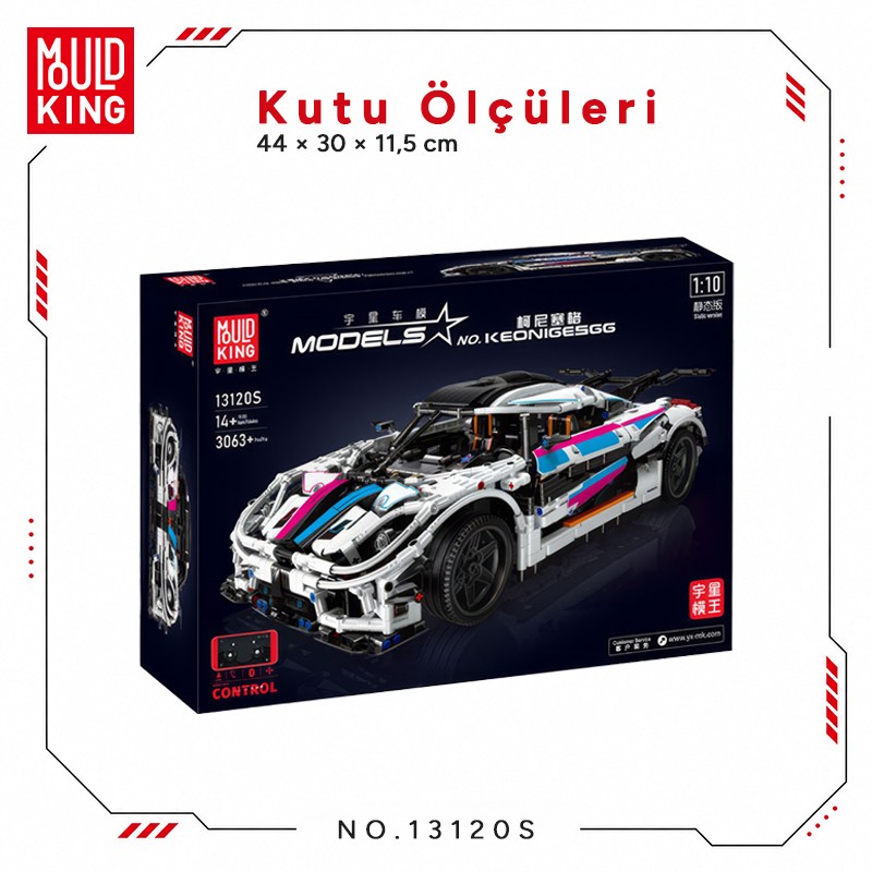 Mould King 13120S Yaratıcı Yapı Blok Seti Building Blocks