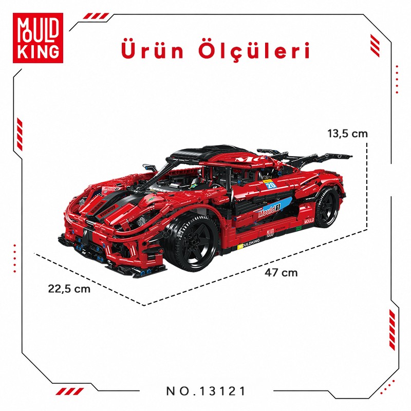 Mould King 13121 Yaratıcı Yapı Blok Seti Building Blocks
