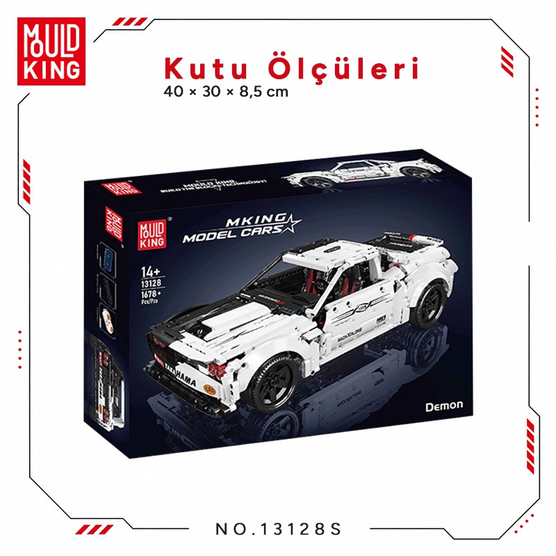 Mould King 13128S Yaratıcı Yapı Blok Seti Building Blocks