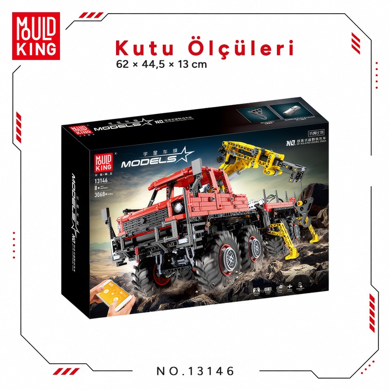 Mould King 13146 Yaratıcı Yapı Blok Seti Building Blocks