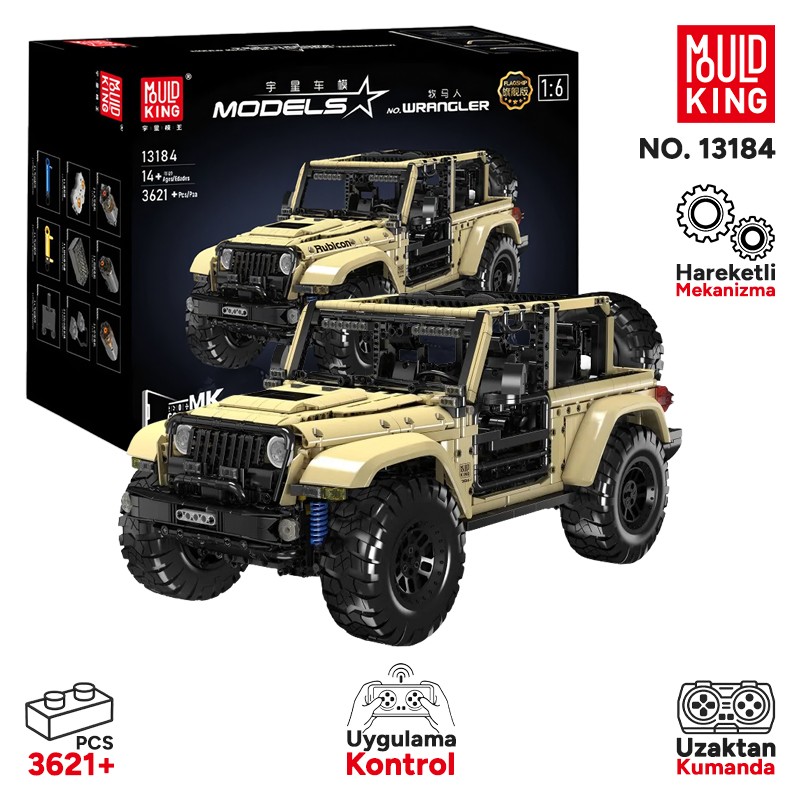 Mould King 13184 Yaratıcı Yapı Blok Seti Building Blocks