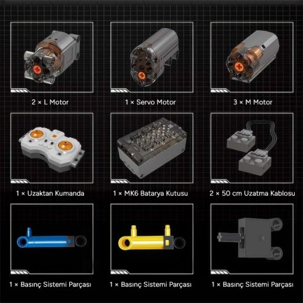 Mould King 13184 Yaratıcı Yapı Blok Seti Building Blocks - Thumbnail