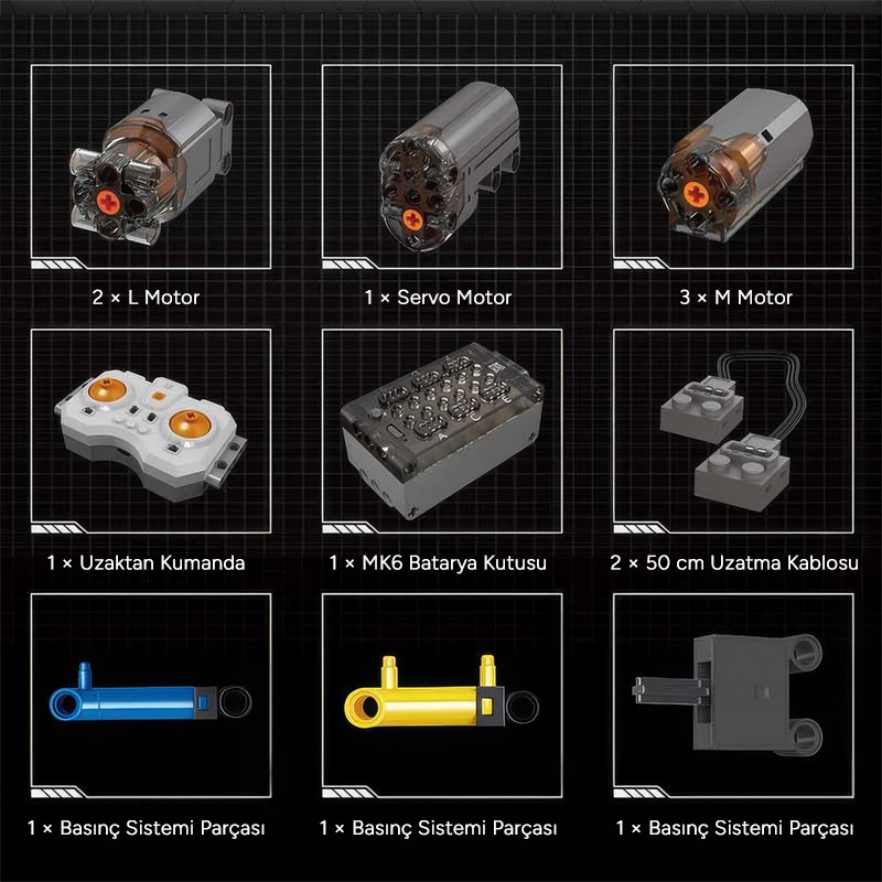 Mould King 13184 Yaratıcı Yapı Blok Seti Building Blocks
