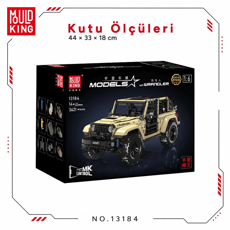 Mould King 13184 Yaratıcı Yapı Blok Seti Building Blocks