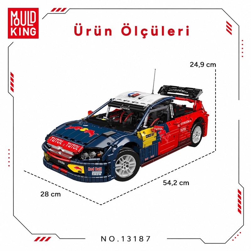 Mould King 13187 Yaratıcı Yapı Blok Seti Building Blocks