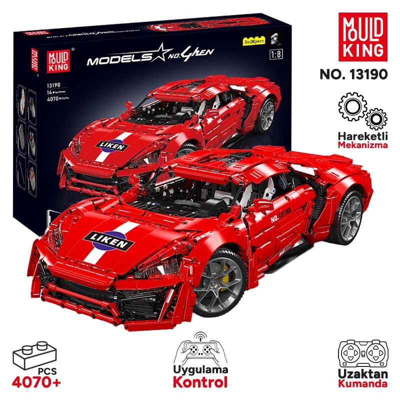 Mould King 13190 Yaratıcı Yapı Blok Seti Building Blocks
