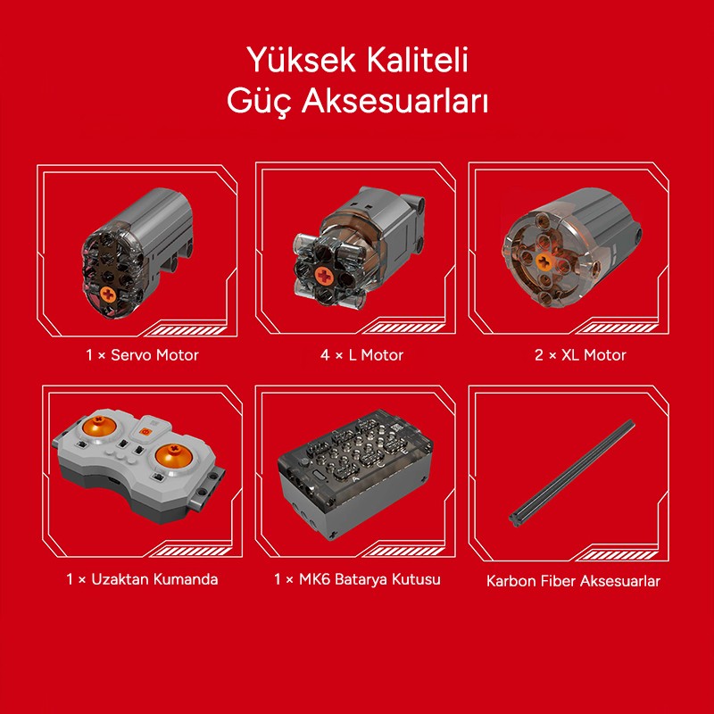 Mould King 13190 Yaratıcı Yapı Blok Seti Building Blocks
