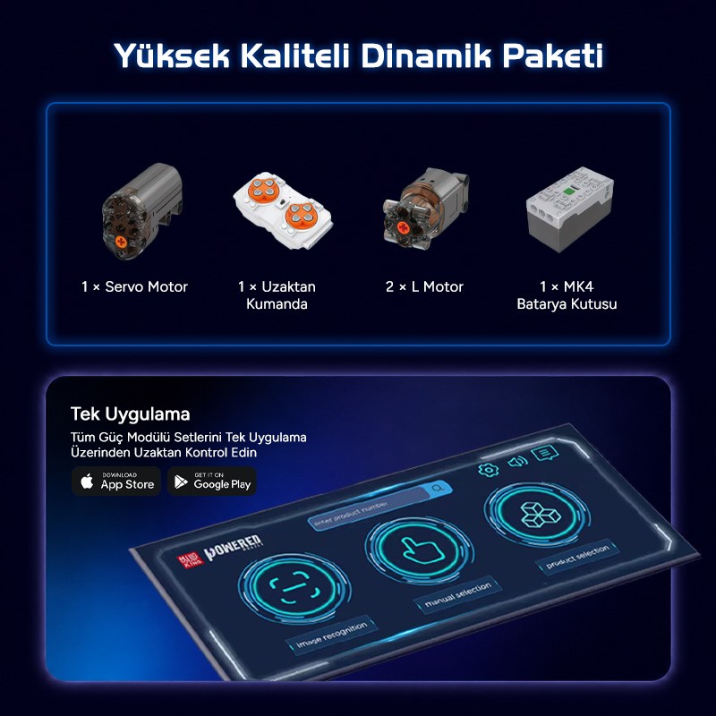 Mould King 13191 Yaratıcı Yapı Blok Seti Building Blocks