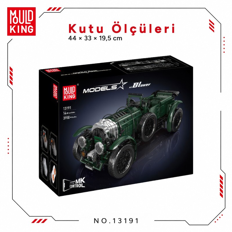 Mould King 13191 Yaratıcı Yapı Blok Seti Building Blocks