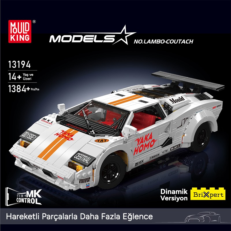 Mould King 13194 Yaratıcı Yapı Blok Seti Building Blocks
