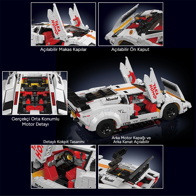 Mould King 13194 Yaratıcı Yapı Blok Seti Building Blocks