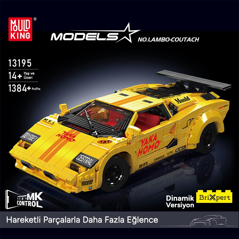 Mould King 13195 Yaratıcı Yapı Blok Seti Building Blocks