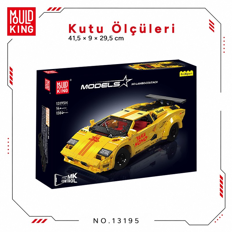 Mould King 13195 Yaratıcı Yapı Blok Seti Building Blocks