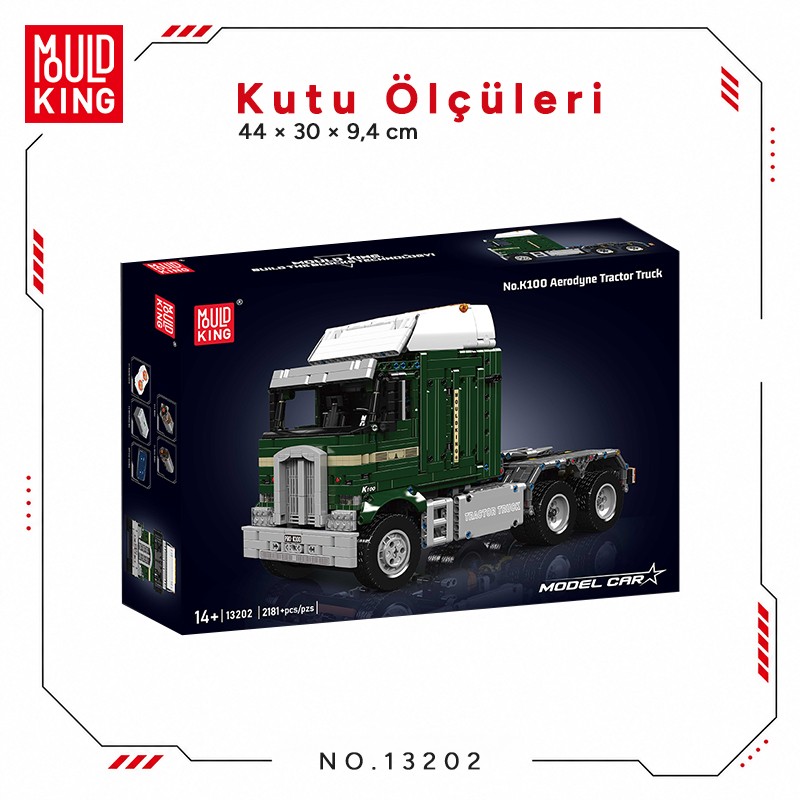 Mould King 13202 Yaratıcı Yapı Blok Seti Building Blocks