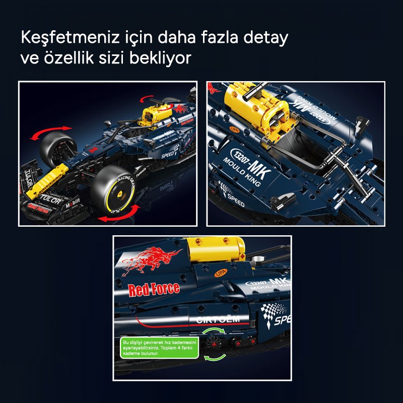 Mould King 13207 Yaratıcı Yapı Blok Seti Building Blocks