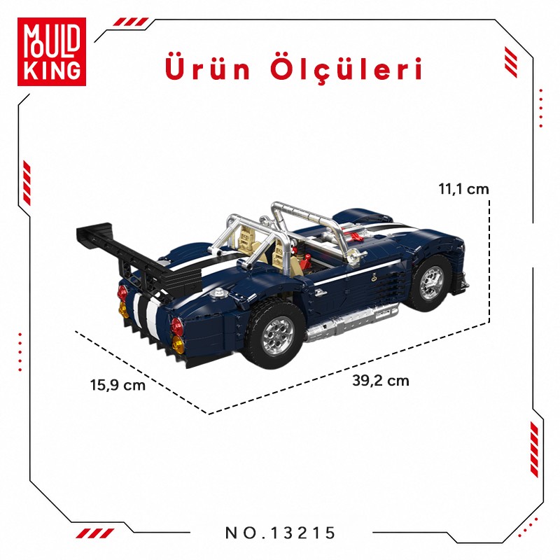 Mould King 13215 Yaratıcı Yapı Blok Seti Building Blocks