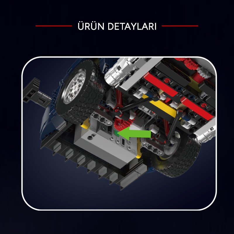 Mould King 13215 Yaratıcı Yapı Blok Seti Building Blocks