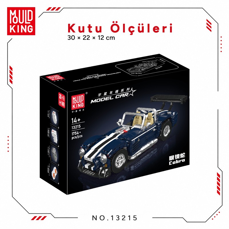 Mould King 13215 Yaratıcı Yapı Blok Seti Building Blocks