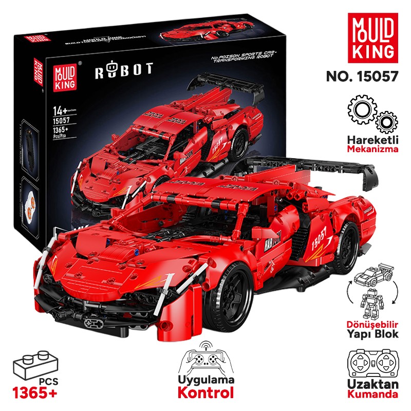 Mould King 15057 Yaratıcı Yapı Blok Seti Building Blocks