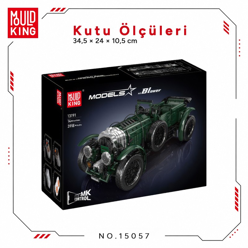 Mould King 15057 Yaratıcı Yapı Blok Seti Building Blocks