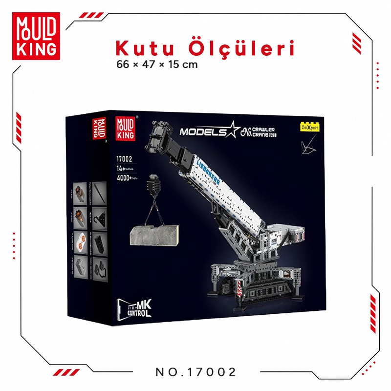 Mould King 17002 Yaratıcı Yapı Blok Seti Building Blocks