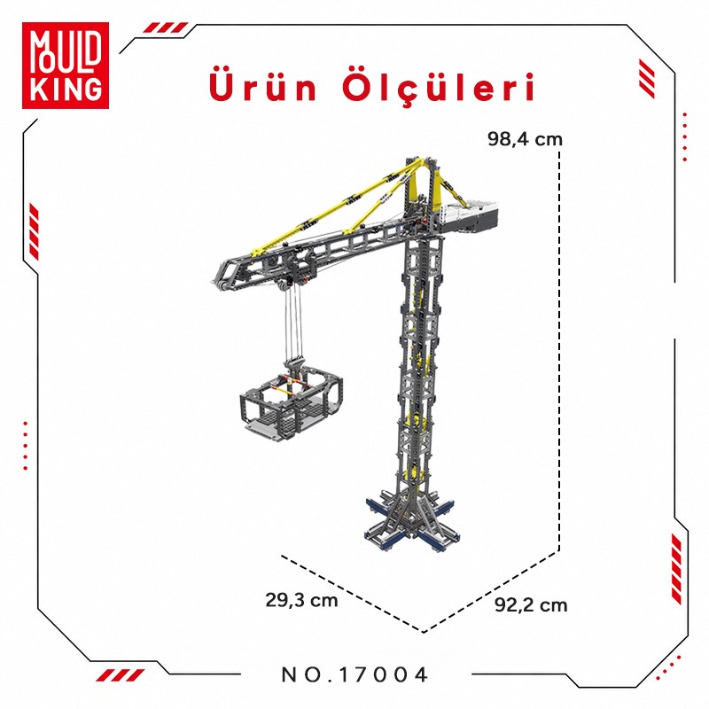 Mould King 17004 Yaratıcı Yapı Blok Seti Building Blocks