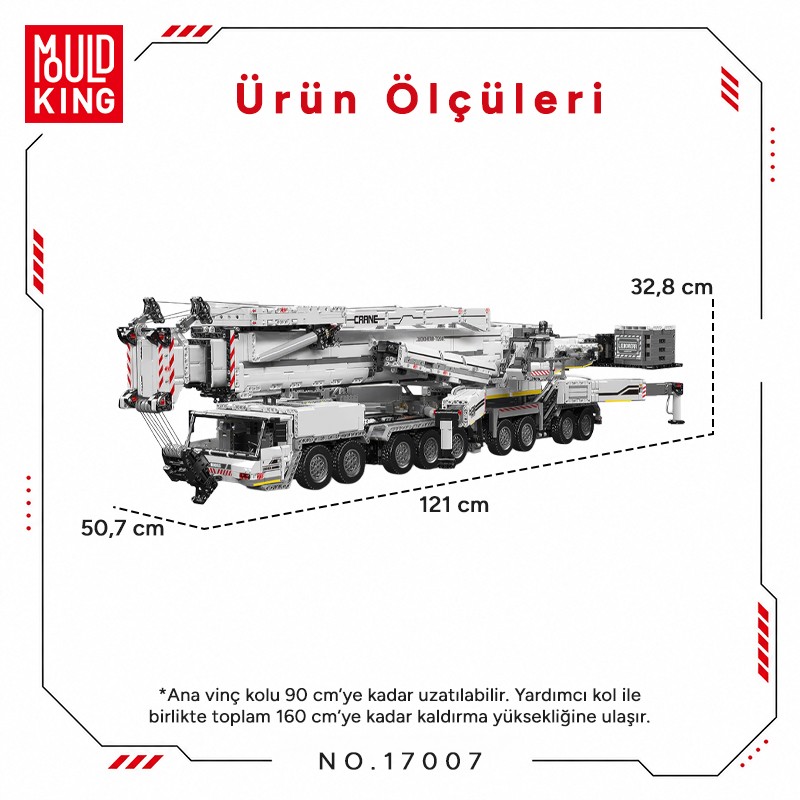 Mould King 17007 Yaratıcı Yapı Blok Seti Building Blocks