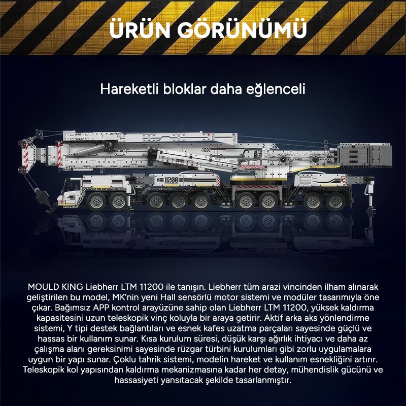 Mould King 17007 Yaratıcı Yapı Blok Seti Building Blocks