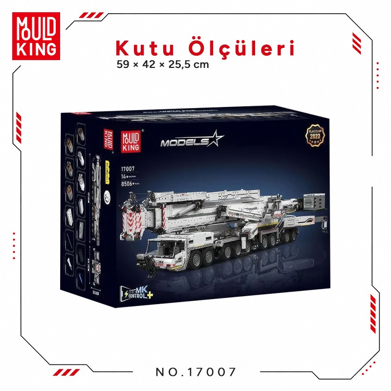 Mould King 17007 Yaratıcı Yapı Blok Seti Building Blocks