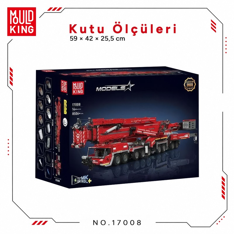 Mould King 17008 Yaratıcı Yapı Blok Seti Building Blocks