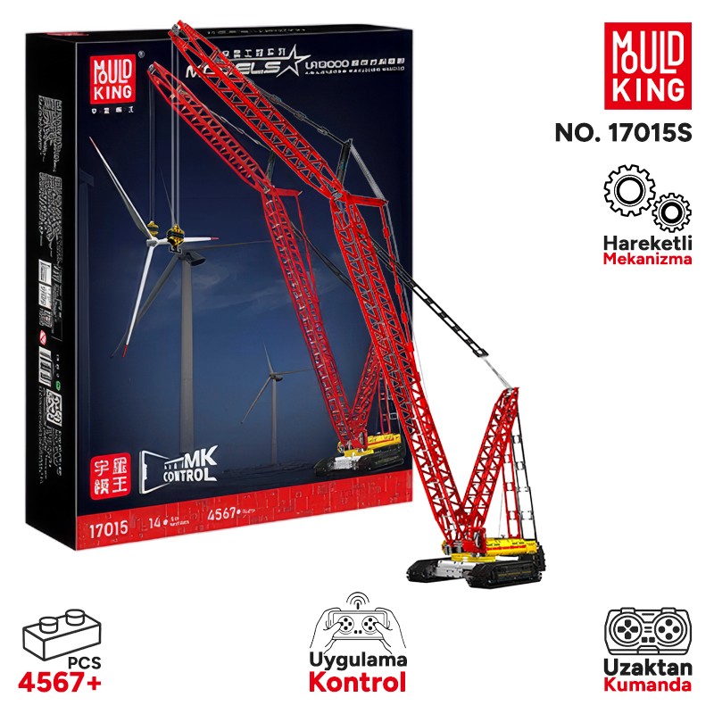Mould King 17015S Yaratıcı Yapı Blok Seti Building Blocks