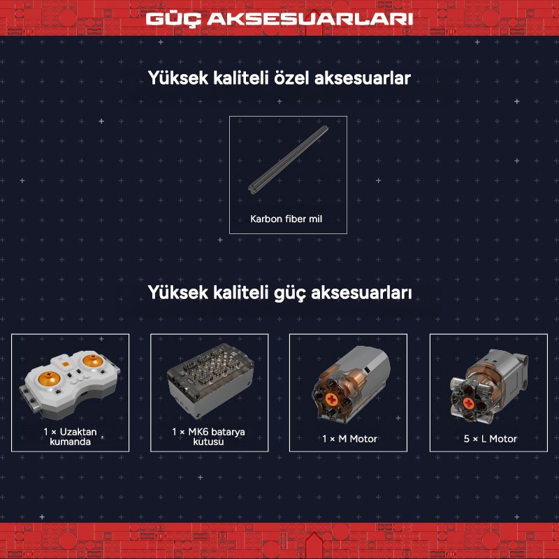Mould King 17015S Yaratıcı Yapı Blok Seti Building Blocks