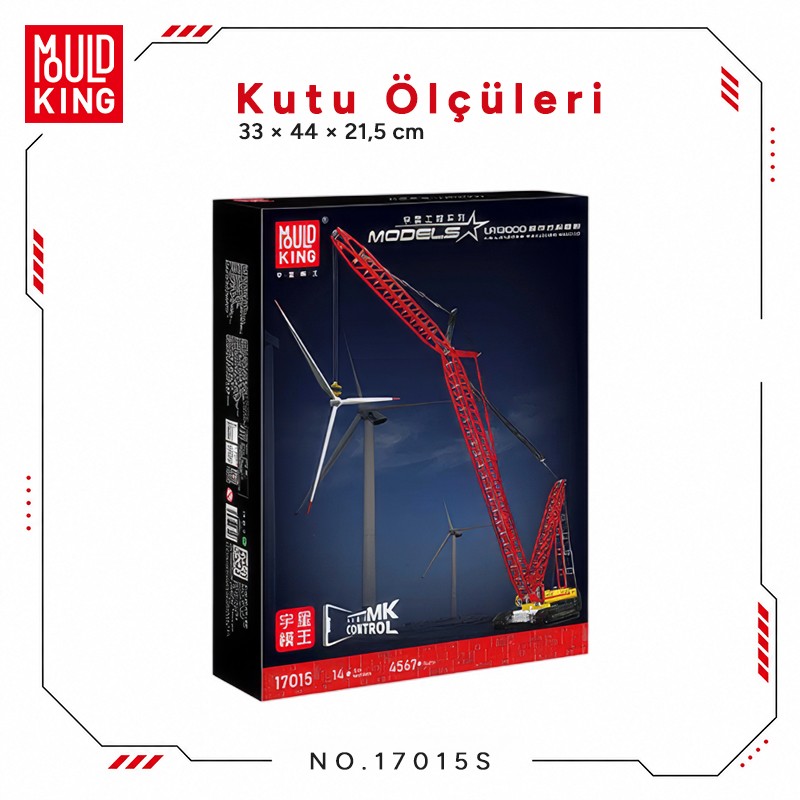 Mould King 17015S Yaratıcı Yapı Blok Seti Building Blocks